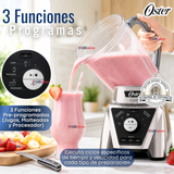 Licuadora Xpert Series™ niquelada con control de textura y un Blend N Go BLST3BCPG
