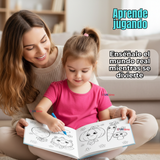 Pack 3 Libro Para Colorear Pintar  Educativo Con Stickers Diseños Surtidos