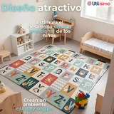 Alfombra Antigolpe Tapete Plegable Reversible para Bebés 200cm Surtido