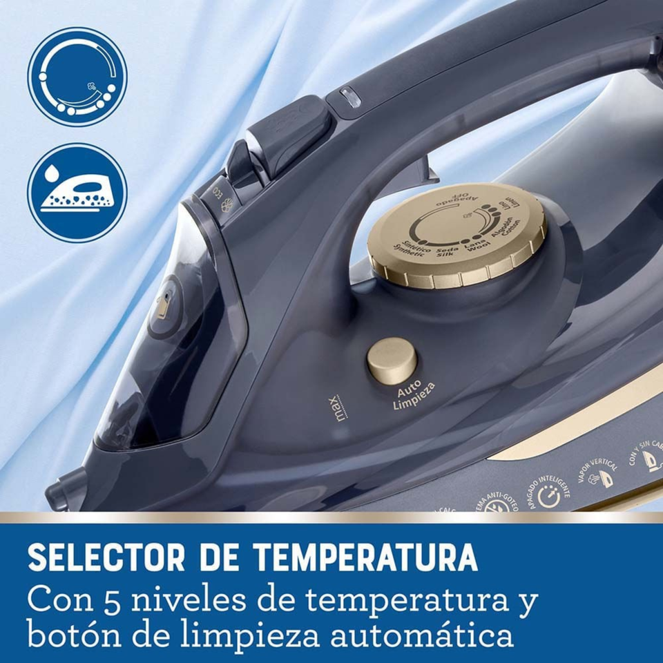 Plancha de vapor inalámbrica Oster® 2 en 1 con suela de cerámica GCSTCC5000