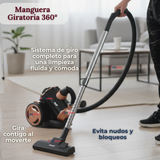 Aspiradora De Arrastre Alta Potencia De Succión 800w Sin Bolsa Ciclónica