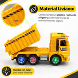 Camión Tolva Juguete Infantil Camión De Luces y Sonidos Interactivo Niño