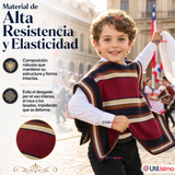 Pack 3 Mantas Poncho Huaso Niño Juvenil Baile Cueca Fiestas Patrias