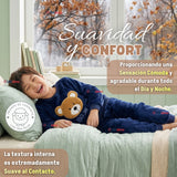 Conjunto Buzo Polerón Frizado Niños Bebes Corderito Liso 2 Piezas