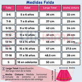 Traje Nortino Niña 3 piezas Fucsia Baile Típico Fiestas Patrias