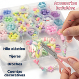 Set De Mostacillas Bisuteria Juguete Kit Para Armar Crear Pulseras Y Collares Niña
