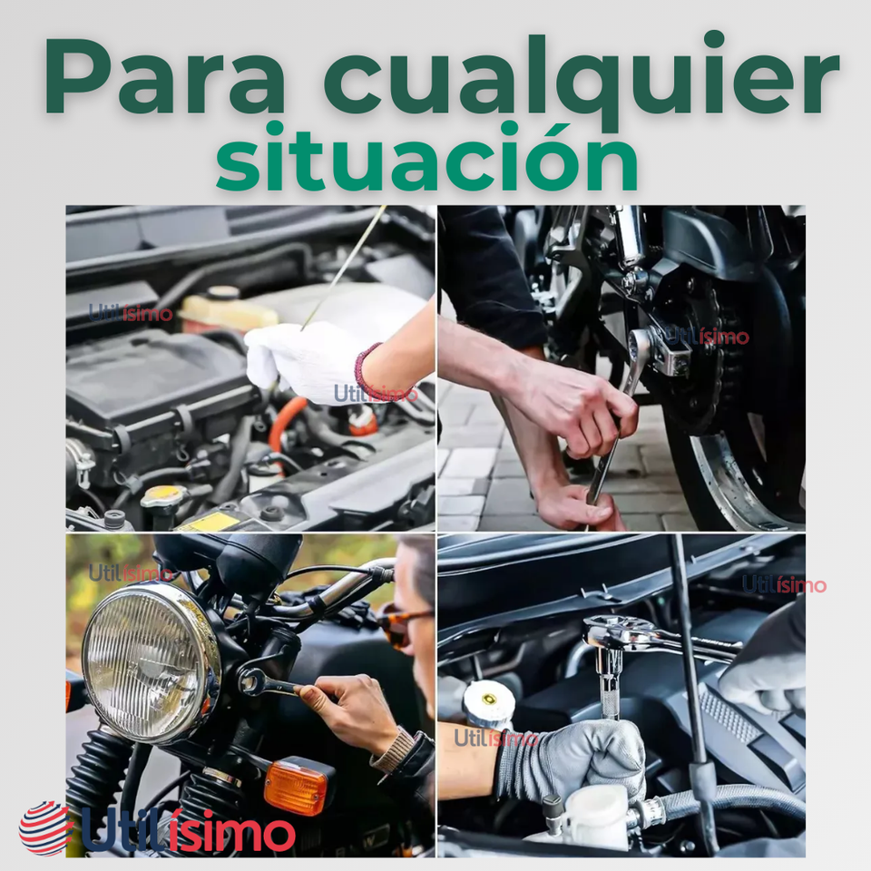 Set Caja De Herramientas 216 Piezas Dados Y Llaves Acero Cromo