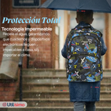 Mochila Bolso Escolar + Lonchera + Estuche 45Cm Niño Tela Oxford Extreme