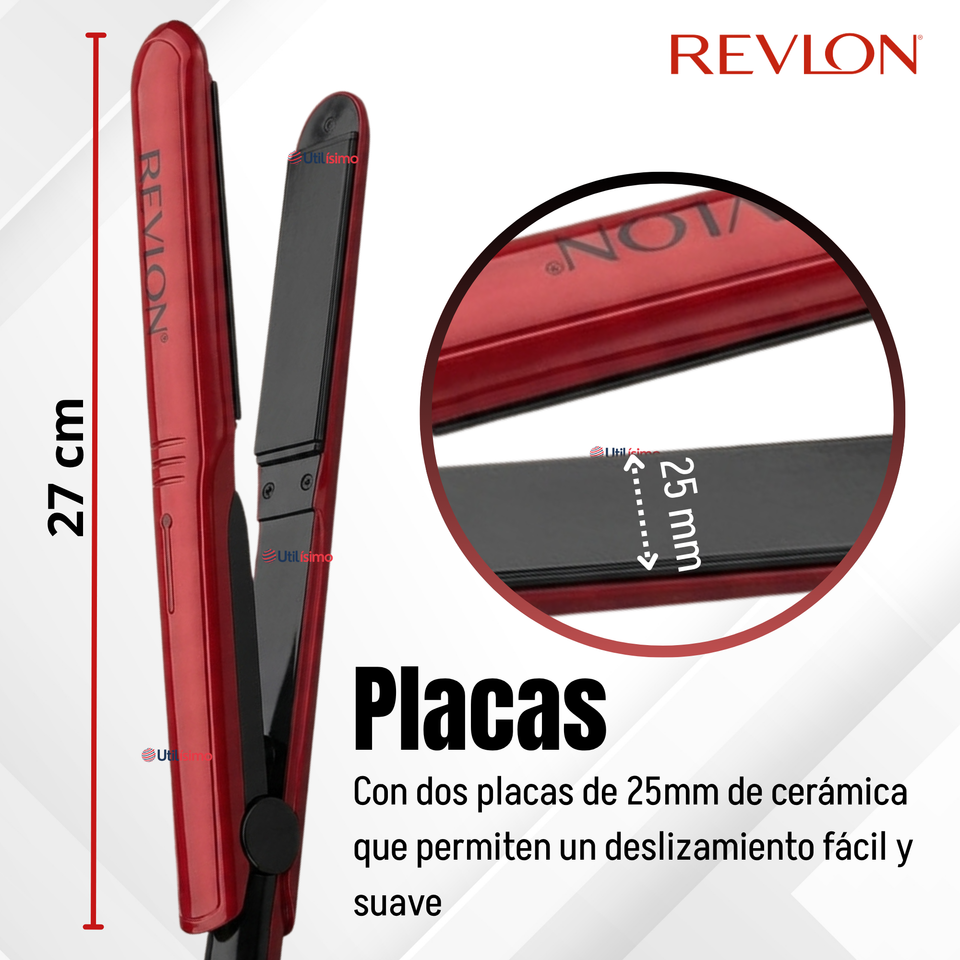 Set Secador y Plancha Alisadora Portátil Revlon 2000W