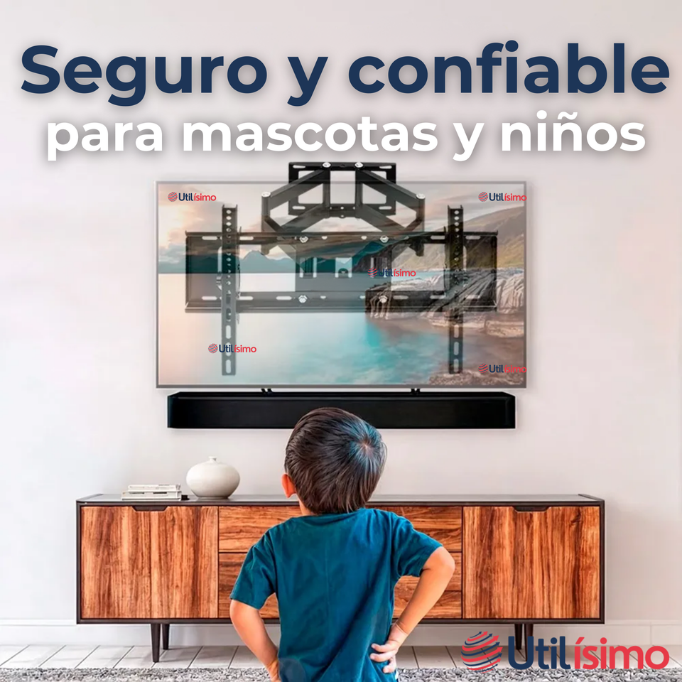 Soporte TV Pared Ajustable 50Kg 40 a  85 Pulgadas 40 43 50 55 60 65 70 75 77 80 82 85