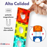 Juego Bloques De Construcción Magnéticos 3D 66 Piezas para Niños
