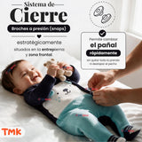 Enterito 100% Algodón Bebé Niño Tedmimak