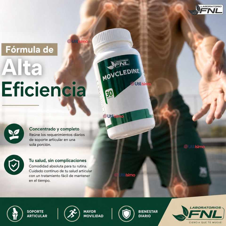 Movcledine FNL 30 Capsulas sin Sabor