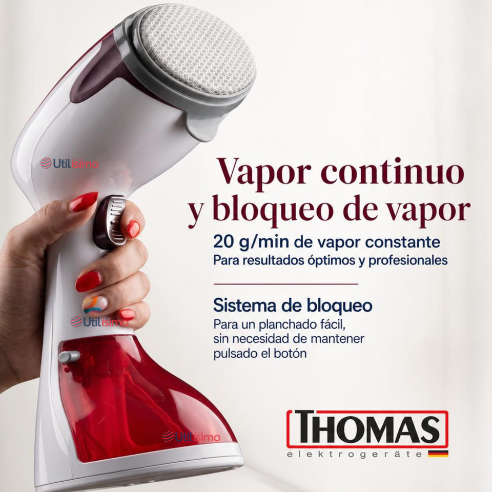 Plancha Vertical Thomas Th-7300 Vaporizador 1200w Antigoteo