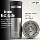 Vaso Térmico Contigo Byron Acero Inoxidable 2.0 Snapseal 710 Ml Plateado