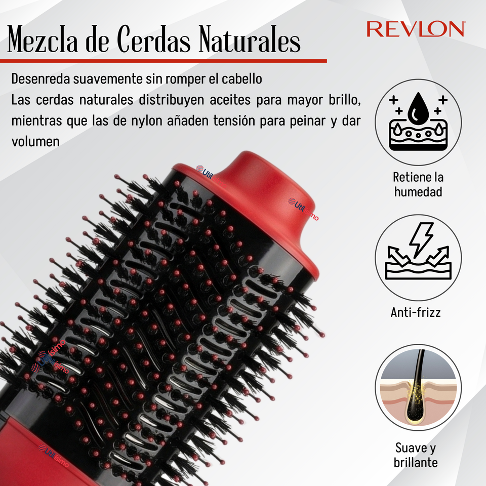 Cepillo Secador Alisador One Step Revlon 800W Edición Especial