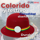 Sombrero Nortino Fiestas Patrias Gorro Niña Baile Danzas Rojo