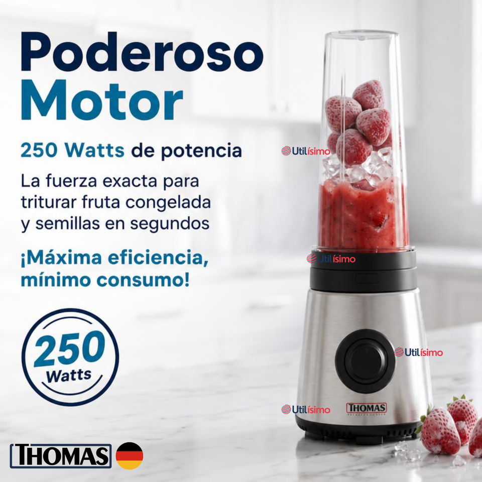 Licuadora Personal Blender Thomas Th-300pb 600 Ml Con accesorios