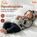 Conjunto 2 Piezas Polerón con Capucha y Pantalón 100% Algodón Bebé Niño Gray Dinosaur