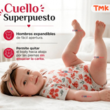 Pack 5 Bodys Manga Corta %100 Algodón Tedmimak Niña Lovely Bella
