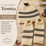 Set Chilote De Gorro Polainas Tipico Niño Fiestas Patrias