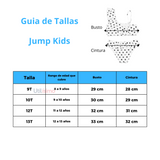 Traje de Baño 2 piezas Bikini Niña Jump Kids Estampado