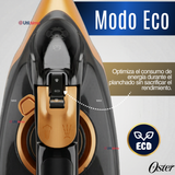 Plancha de vapor Oster® PressXpress S9000 Suela XL con diamante bronce GCSTPX9001-052