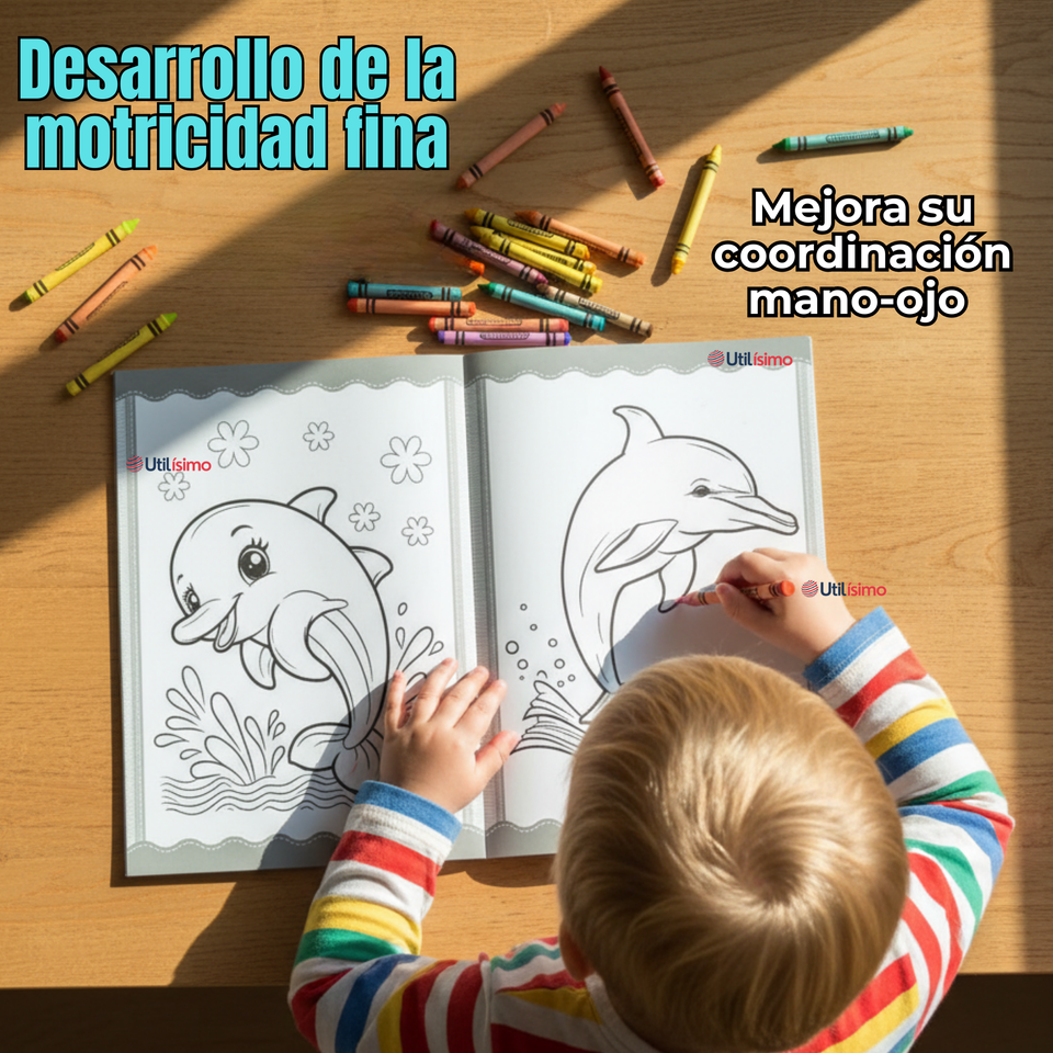 Pack 3 Libros Para Colorear Pintar  Educativo Con Stickers Diseños Surtidos