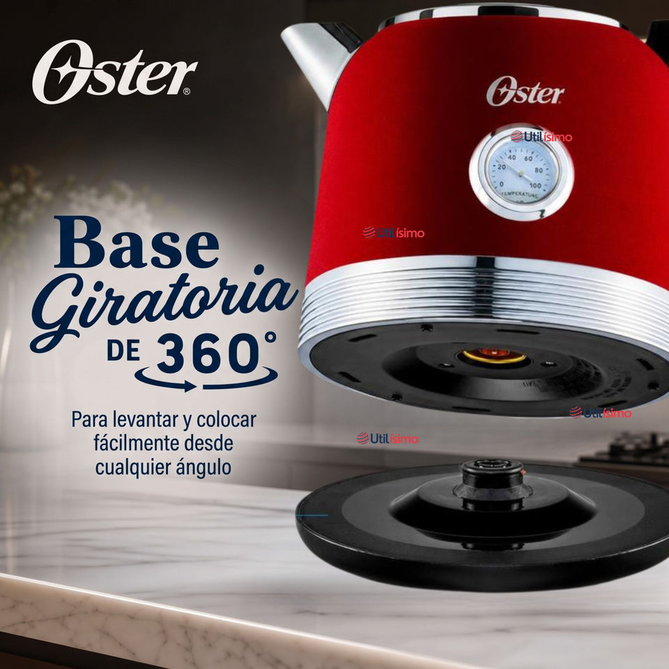 Hervidor eléctrico Oster® con capacidad de 2.5 L BVSTKT900R