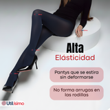 Pantys Semitransparentes Elasticadas Oficina Azul