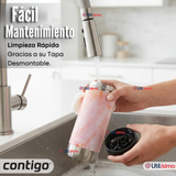 Vaso Térmico Contigo® Mug Huron Rose Quartz 473 ML Tecnología SNAPSEAL™