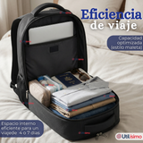 Mochila Escolar Ejecutiva Notebook Impermeable Resistente 53cm Negro 28L