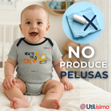 Pack 4 Bodys Niño Manga Corta Tedmimak 100% Algodón Baby Builders in Action