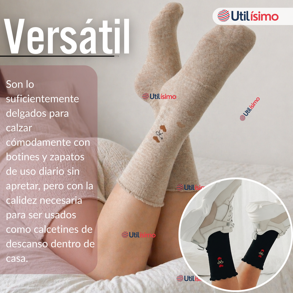 Pack 3 Pares Calcetines Mujer Surtidos Colores Básicos Máximo Confort