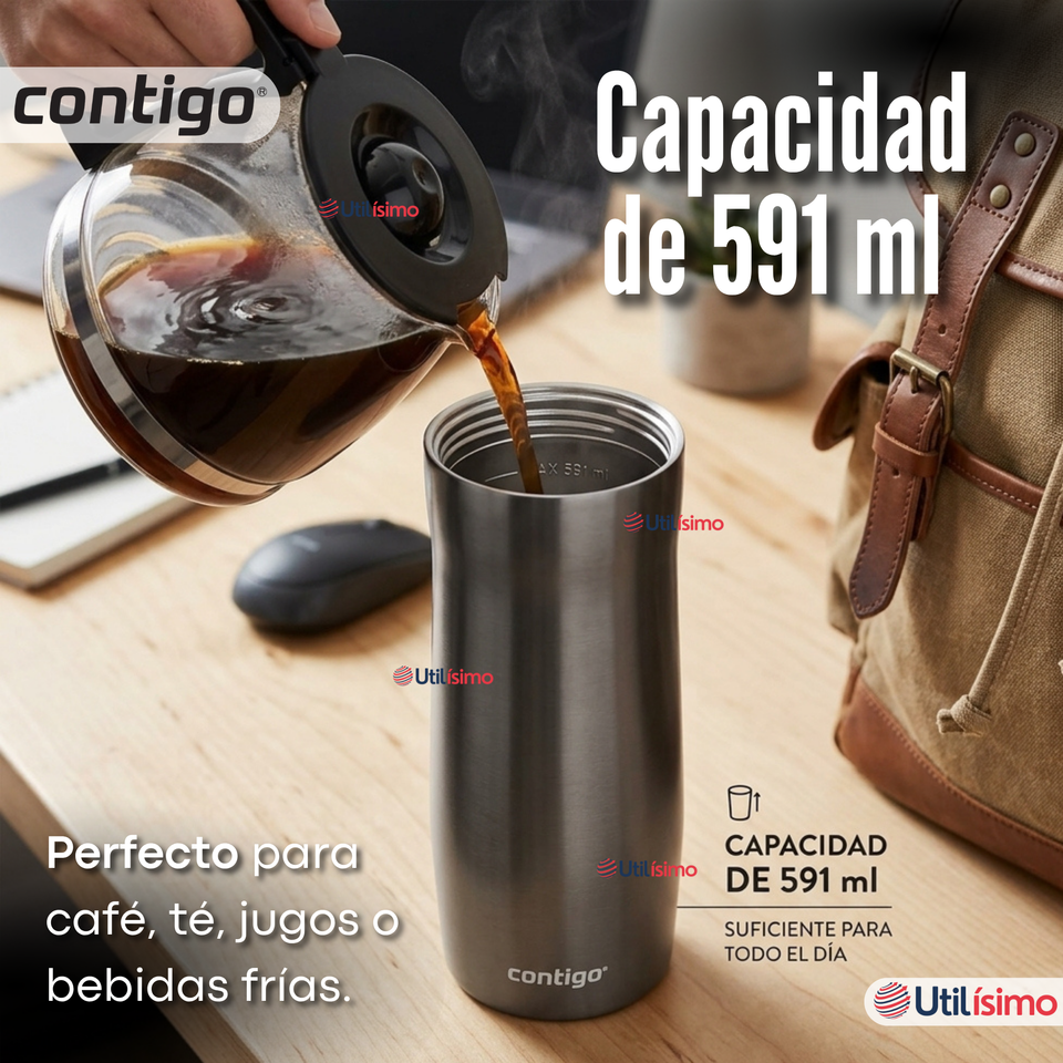 Vaso Térmico Contigo West Loop AUTOSEAL® de 591 ML
