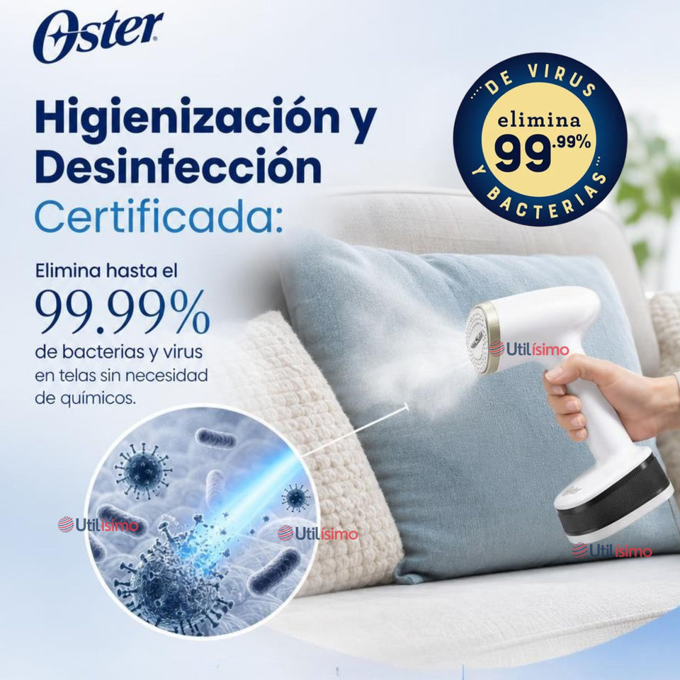Plancha Vaporizador de prendas de mano plegable Oster GCSTFS200