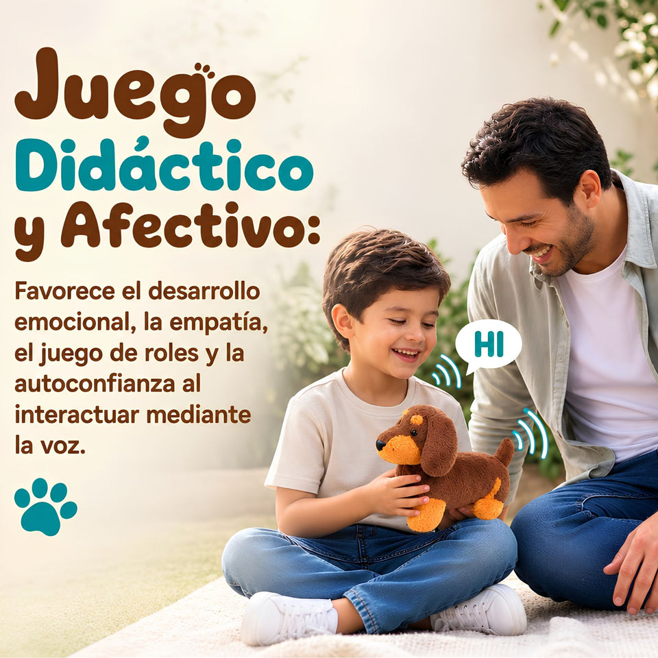 Juguete Infantil Peluche Cachorro Real Interactivo