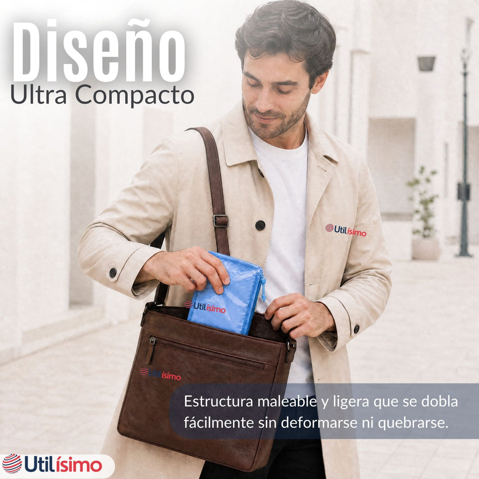 Fundas Cubre Calzado Impermeables Aislante Lluvia Azul 1 Par