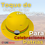 Sombrero Nortino Fiestas Patrias Gorro Niña Baile Danzas Amarillo