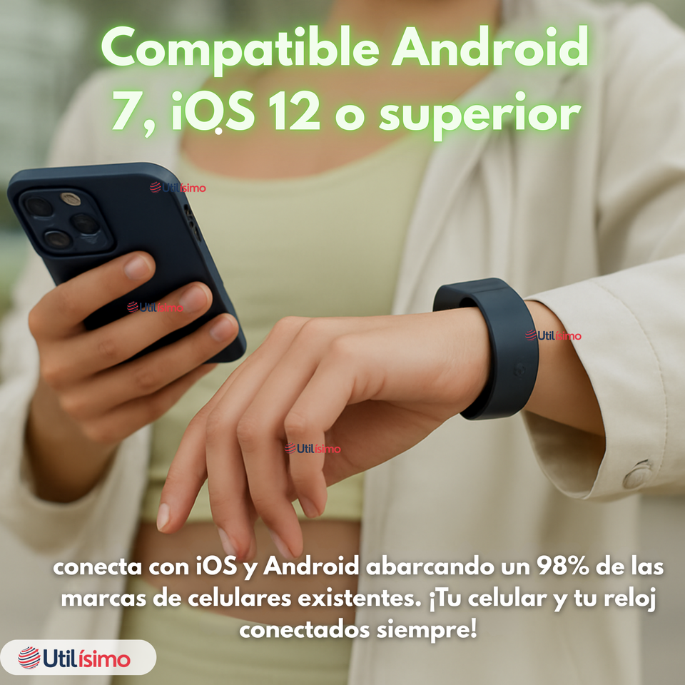 Smartwatch Vidvie SW1620 Reloj Inteligente Impermeable Ipx7 Color Negro