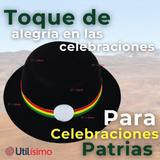 Sombrero Nortino Fiestas Patrias Gorro Niña Baile Danzas Negro