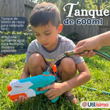 Pack 2 Pistolas Lanza Agua 34cm 600ml Juguete Colores Surtidos Niño