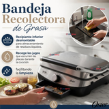 Parrilla y Panini 2 en 1 Oster® Multiuso Eléctrica Revestimiento Bioceramic® CKSTPA4881