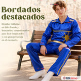 Traje Típico Caporal Azul Danza Tradicional Fiestas Patrias