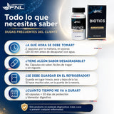 Probióticos FNL Biotics 60 Cápsulas con 100 Billones y 14 Cepas