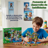 Juguete Bloques de Construcción My World Con Luces 562 Piezas Niño