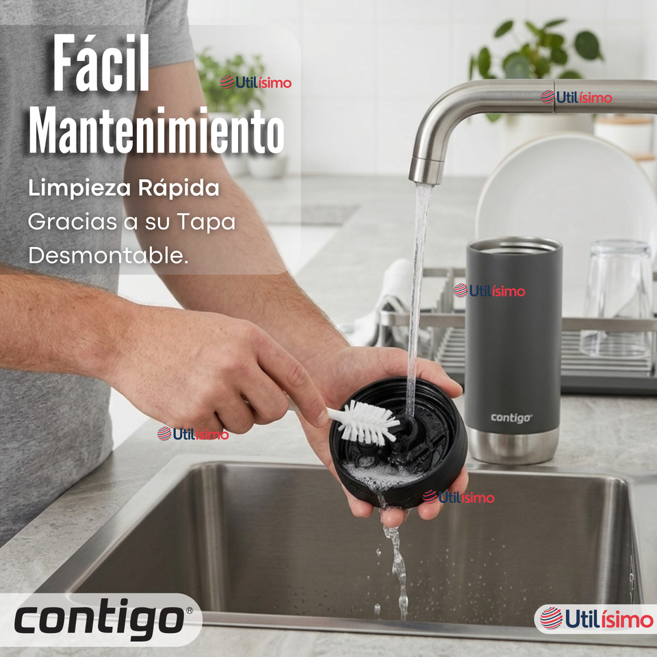 Vaso Térmico Contigo® Mug Huron Sake 473 ML Tecnología SNAPSEAL™