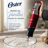 Batidora de inmersión Oster® con cuchilla Quad y accesorios FPSTHB5103R