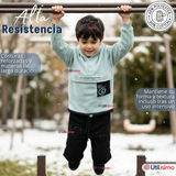Conjunto 2 Piezas Buzo Pantalón Y Polerón Con Capucha Azul Niño