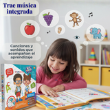 Libro Didáctico Interactivo Aprendizaje Bilingüe Juguete Para Niños